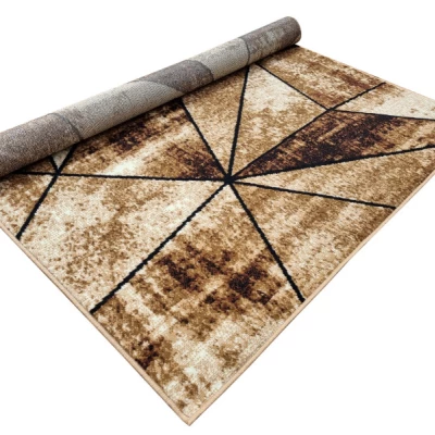Geometrikus darab szőnyeg 50x90 cm LUKEN - bézs