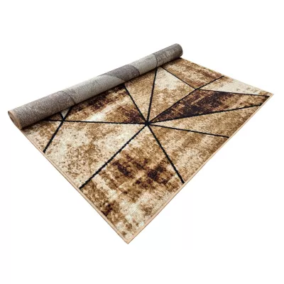 Geometrikus darab szőnyeg 50x90 cm LUKEN - bézs