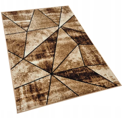 Geometrikus darab szőnyeg 50x90 cm LUKEN - bézs