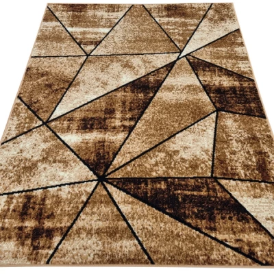 Geometrikus darab szőnyeg 50x90 cm LUKEN - bézs