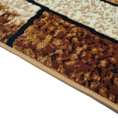Modern szőnyegdarab 50x90 cm LUKEN - bézs