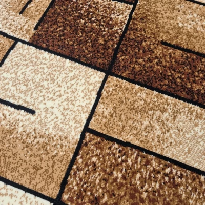 Modern szőnyegdarab 50x90 cm LUKEN - bézs