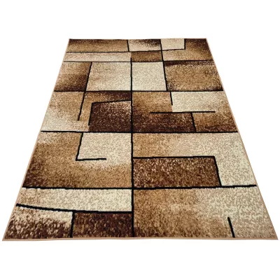 Modern szőnyegdarab 50x90 cm LUKEN - bézs