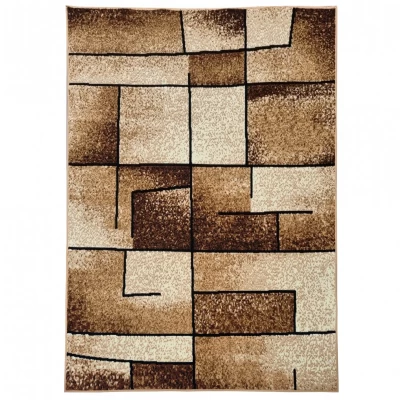 Modern szőnyegdarab 50x90 cm LUKEN - bézs