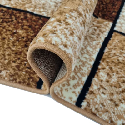 Modern szőnyegdarab 50x90 cm LUKEN - bézs