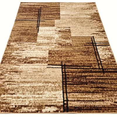 LUKEN téglalap alakú szőnyeg 50x90 cm - bézs