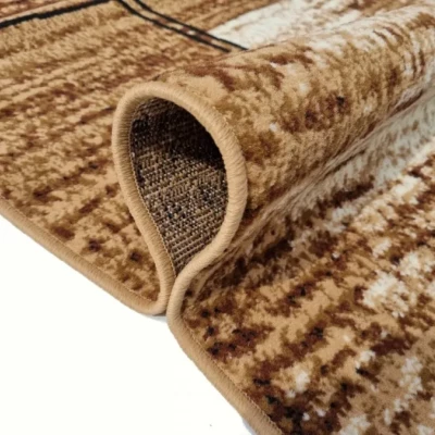 LUKEN téglalap alakú szőnyeg 50x90 cm - bézs