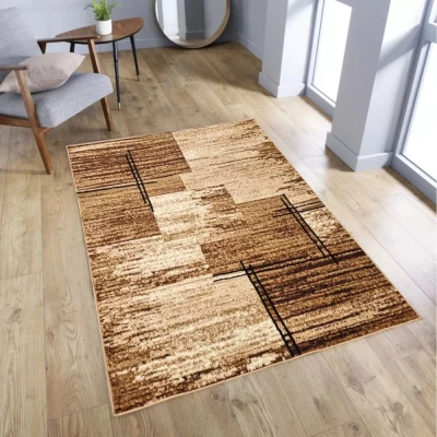 LUKEN téglalap alakú szőnyeg 50x90 cm - bézs
