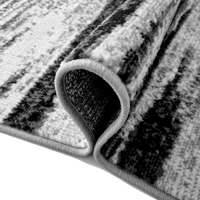 Szőnyeg 50x90 cm LUKEN absztrakt - szürke