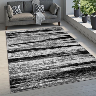 Szőnyeg 50x90 cm LUKEN absztrakt - szürke