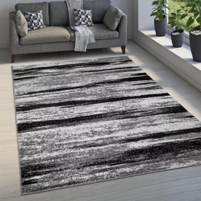 Szőnyeg 50x90 cm LUKEN absztrakt - szürke