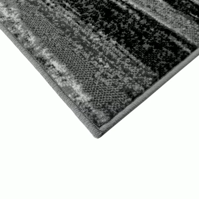 Szőnyeg 50x90 cm LUKEN absztrakt - szürke