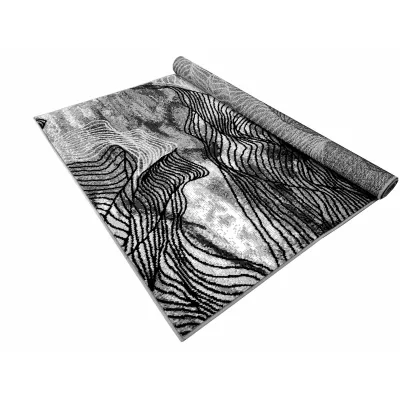 Modern szőnyegdarab 50x90 cm LUKEN - szürke