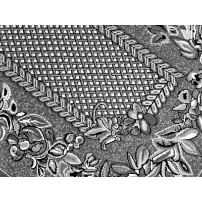 Mintás szőnyeg 50x90 cm LUKEN - szürke