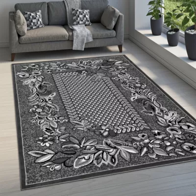 Mintás szőnyeg 50x90 cm LUKEN - szürke