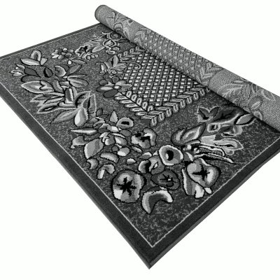 Mintás szőnyeg 50x90 cm LUKEN - szürke