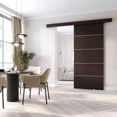 BARRET 2 beltéri tolóajtó - 106 cm, wenge