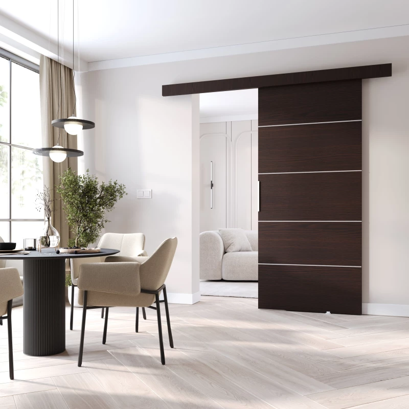 BARRET 2 beltéri tolóajtó - 106 cm, wenge