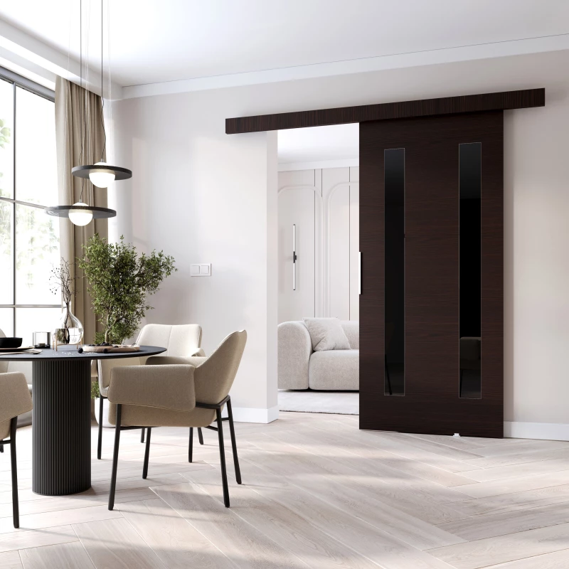 BARRET 8 tolóajtó - 106 cm, wenge
