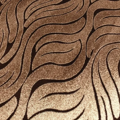 Modern téglalap alakú szőnyeg 240x330 cm DEMIAN - barna / bézs
