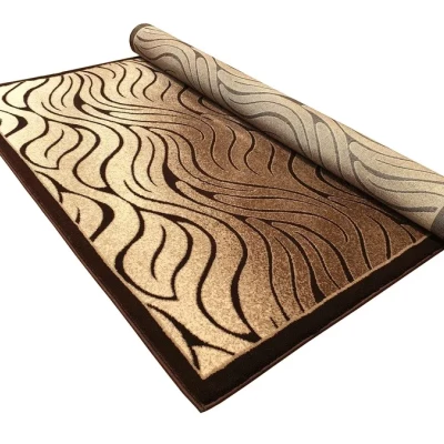 Modern téglalap alakú szőnyeg 200x290 cm DEMIAN - barna / bézs