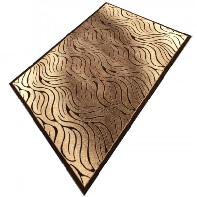 Modern téglalap alakú szőnyeg 200x290 cm DEMIAN - barna / bézs