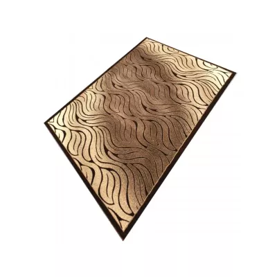 Modern téglalap alakú szőnyeg 200x290 cm DEMIAN - barna / bézs