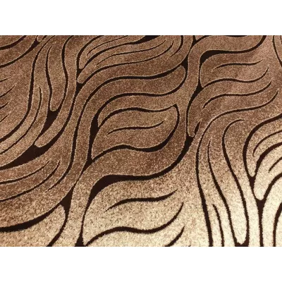 Modern téglalap alakú szőnyeg 160x220 cm DEMIAN - barna / bézs