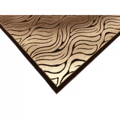 Modern téglalap alakú szőnyeg 140x190 cm DEMIAN - barna / bézs