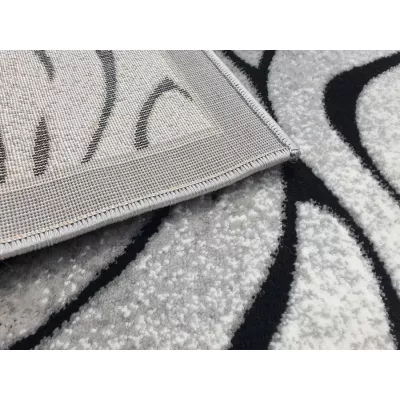 Modern téglalap alakú szőnyeg 200x290 cm DEMIAN - szürke / fekete