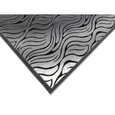 Modern téglalap alakú szőnyeg 200x290 cm DEMIAN - szürke / fekete