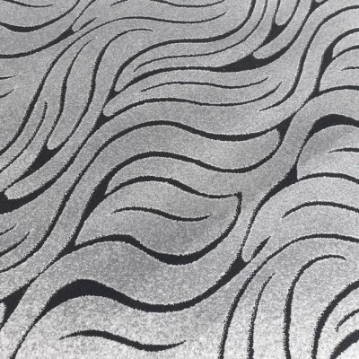 Modern téglalap alakú szőnyeg 150x300 cm DEMIAN - szürke / fekete