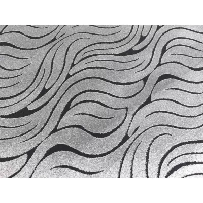 Modern téglalap alakú szőnyeg 150x300 cm DEMIAN - szürke / fekete
