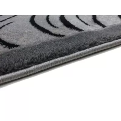 Modern téglalap alakú szőnyeg 150x300 cm DEMIAN - szürke / fekete