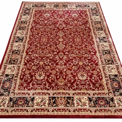 Keleti darab szőnyeg 140x190 cm LUCHO - piros / mintás