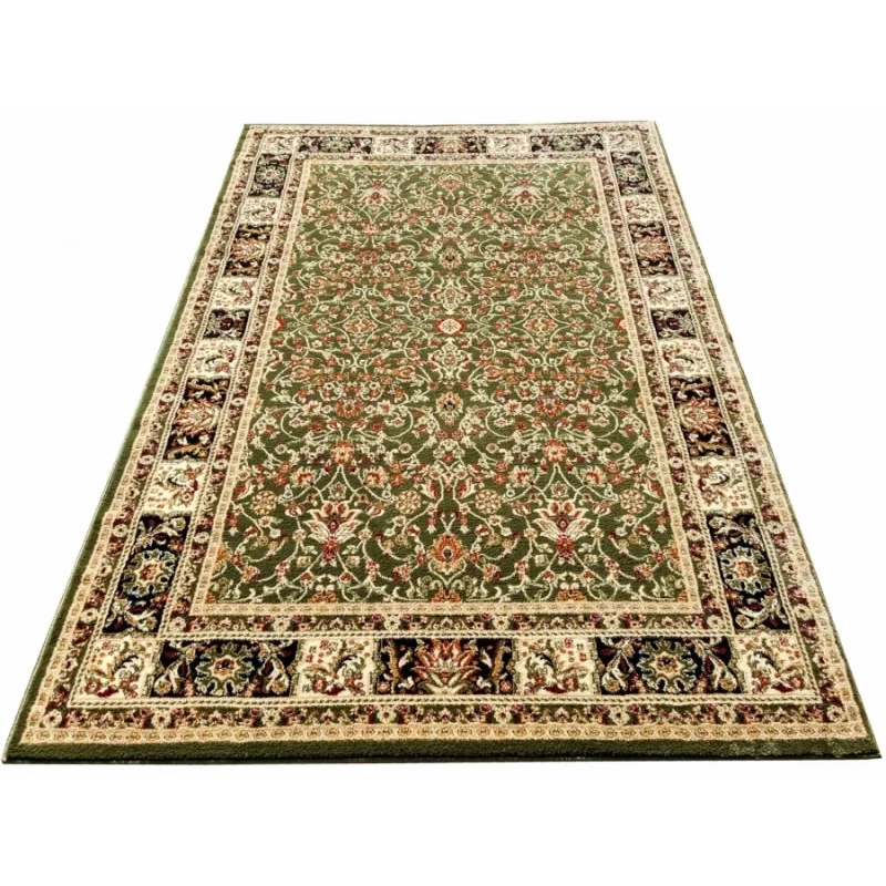 Keleti darab szőnyeg 70x140 cm LUCHO - zöld / mintás