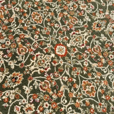 Keleti darab szőnyeg 70x140 cm LUCHO - zöld / mintás