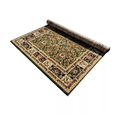 Keleti darab szőnyeg 70x140 cm LUCHO - zöld / mintás