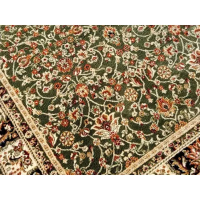 Keleti darab szőnyeg 70x140 cm LUCHO - zöld / mintás