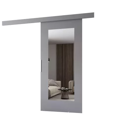BARRET 9 tolóajtó tükörrel - 106 cm, szürke