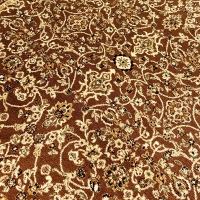 Keleti szőnyegdarab 160x220 cm LUCHO - barna / mintás
