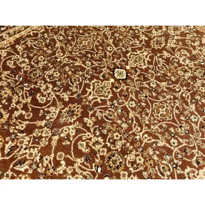 Keleti szőnyegdarab 160x220 cm LUCHO - barna / mintás
