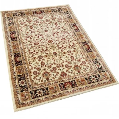 Keleti darab szőnyeg 70x140 cm LUCHO - krém / mintás