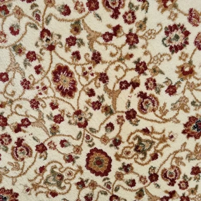 Keleti darab szőnyeg 70x140 cm LUCHO - krém / mintás