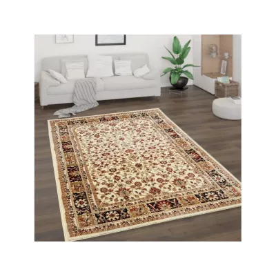 Keleti darab szőnyeg 70x140 cm LUCHO - krém / mintás