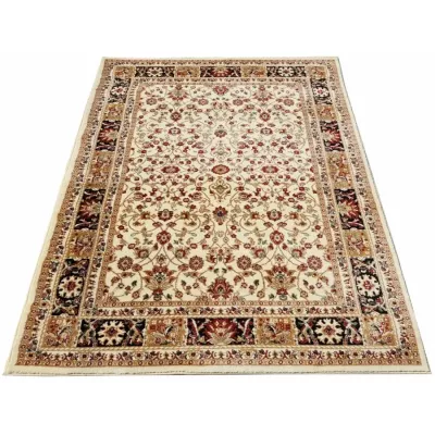Keleti darab szőnyeg 70x140 cm LUCHO - krém / mintás