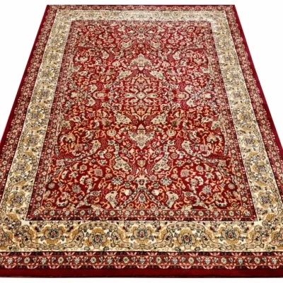 Téglalap alakú szőnyeg 200x300 cm LUCHO orientális - piros