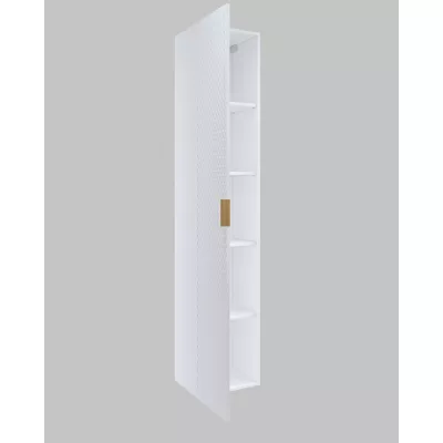 Magas fürdőszobaszekrény 35 cm EUREKA - fehér