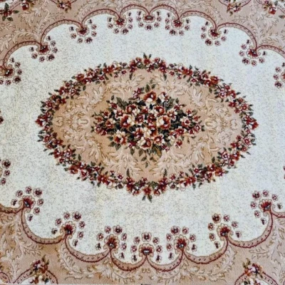 Keleti darab szőnyeg 60x100 cm LUCHO ovális - krémszínű