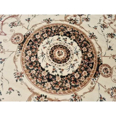 Ovális darab szőnyeg 60x100 cm LUCHO - krémszínű